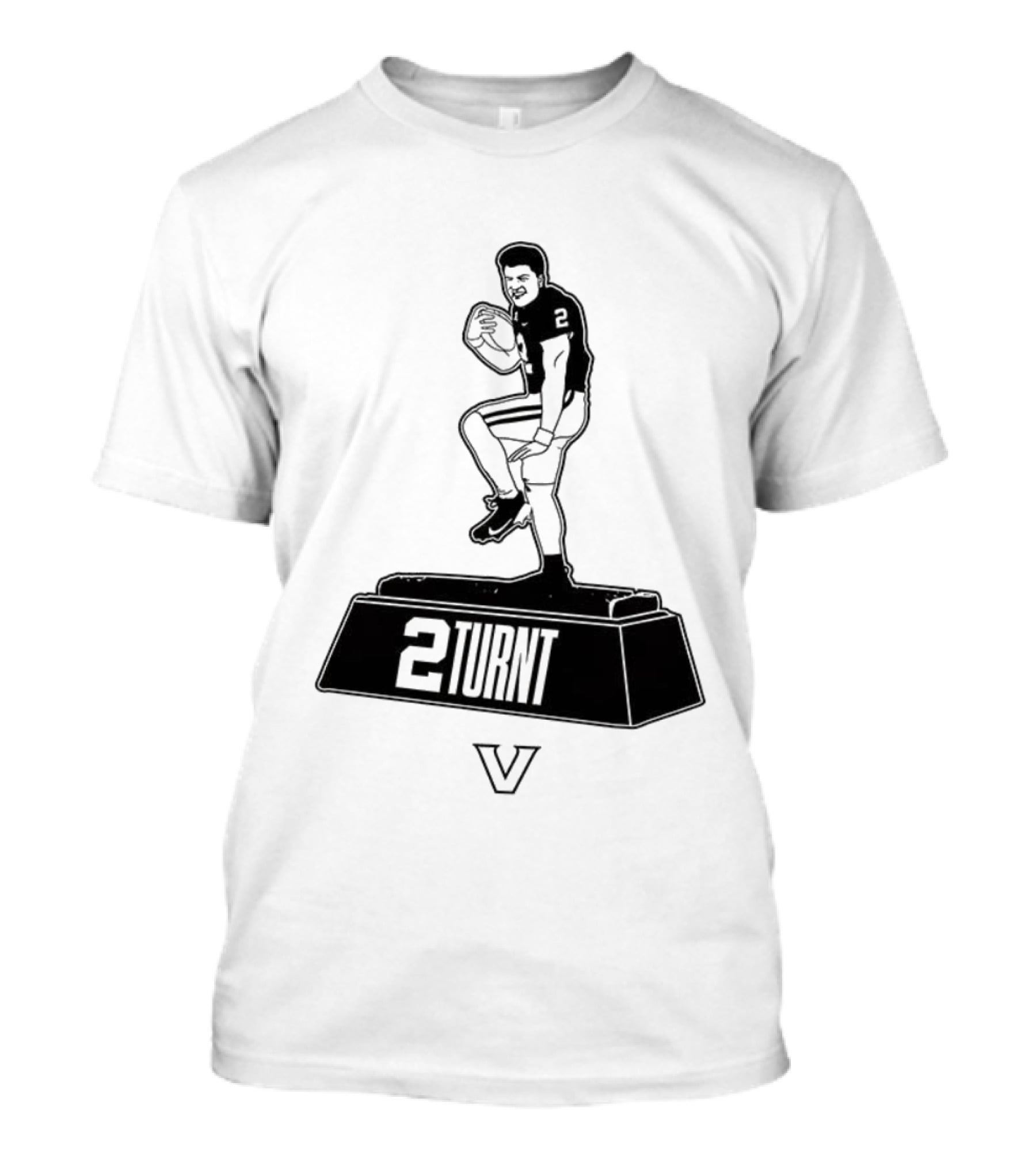 Diego Pavia 2 Turnt Football V T-Shirt