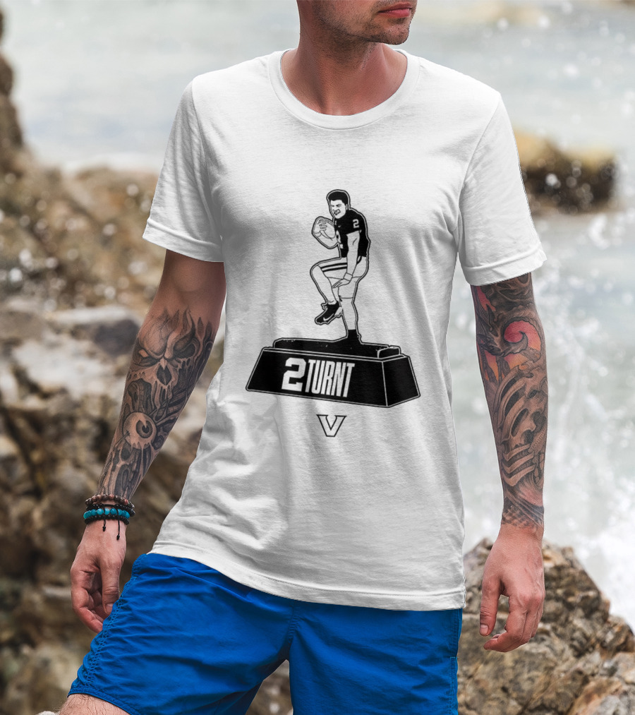 Diego Pavia 2 Turnt Football V T-Shirt