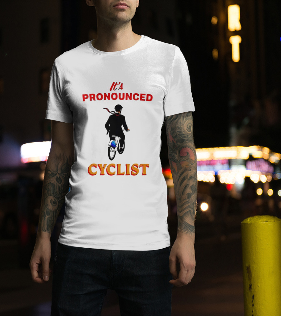 Zohran Mamdani It's Pronounced Cyclist Bicycle Rider Design T-Shirt