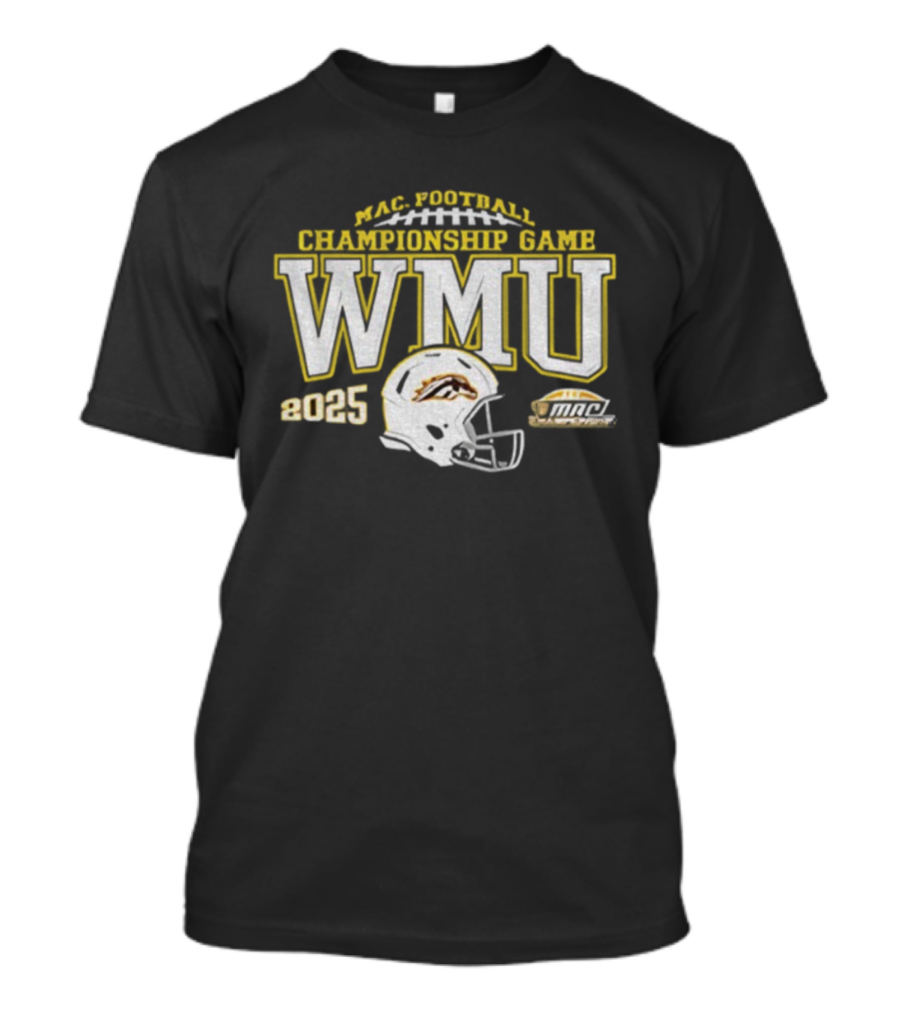 WMU Western Michigan Broncos MAC Football Championship Game 2025 T-Shirt