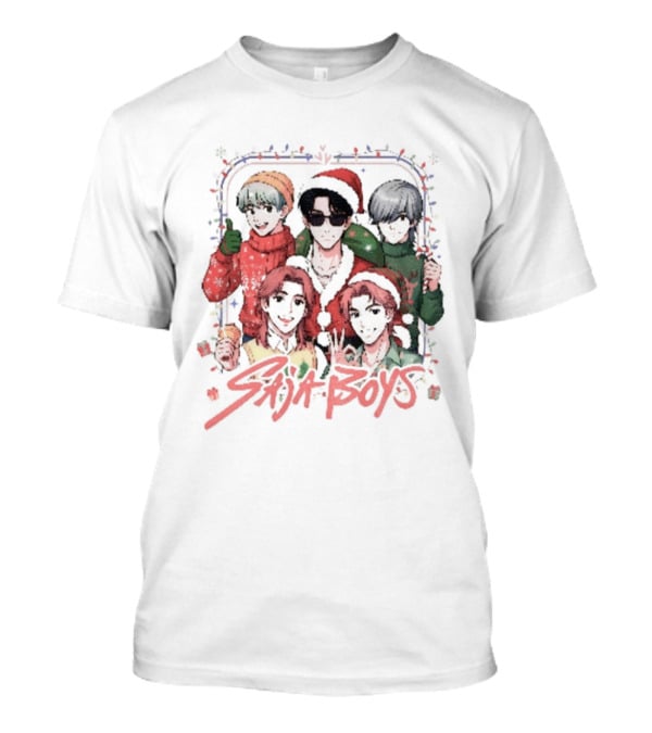 Saja Boys Christmas Lights Family Gathering T-Shirt