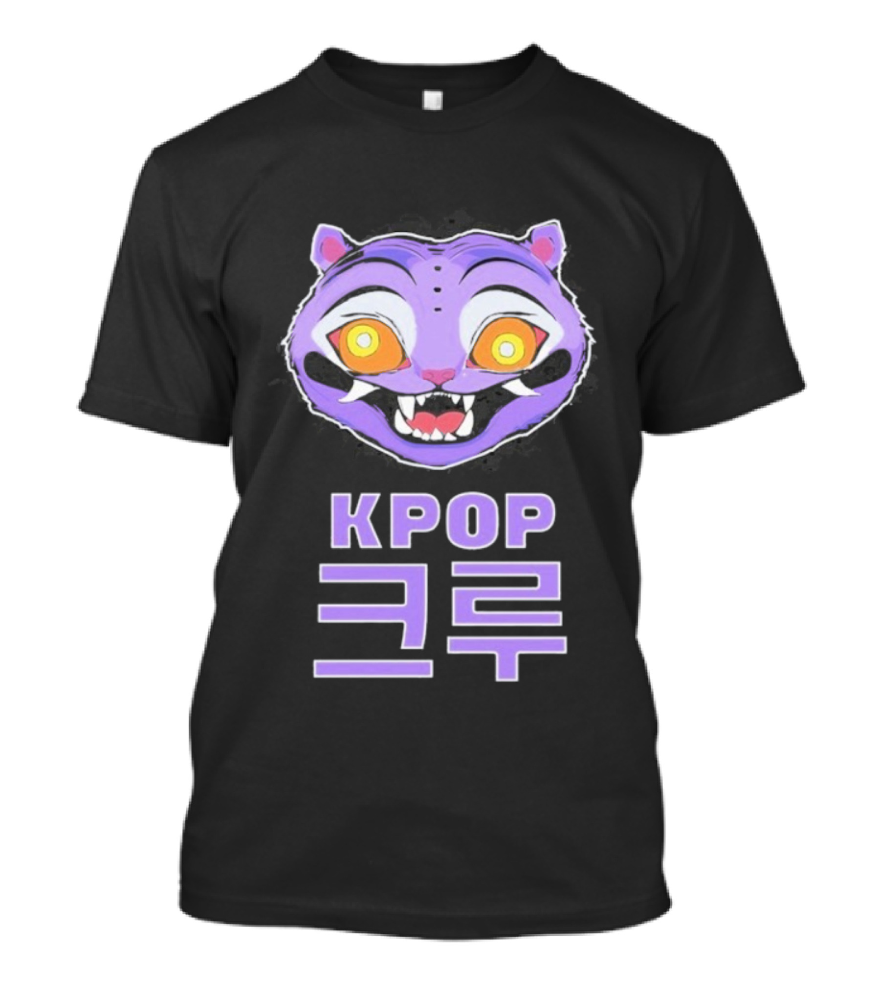 KPOP Krewe Derpy Tiger Demon Hunters T-Shirt