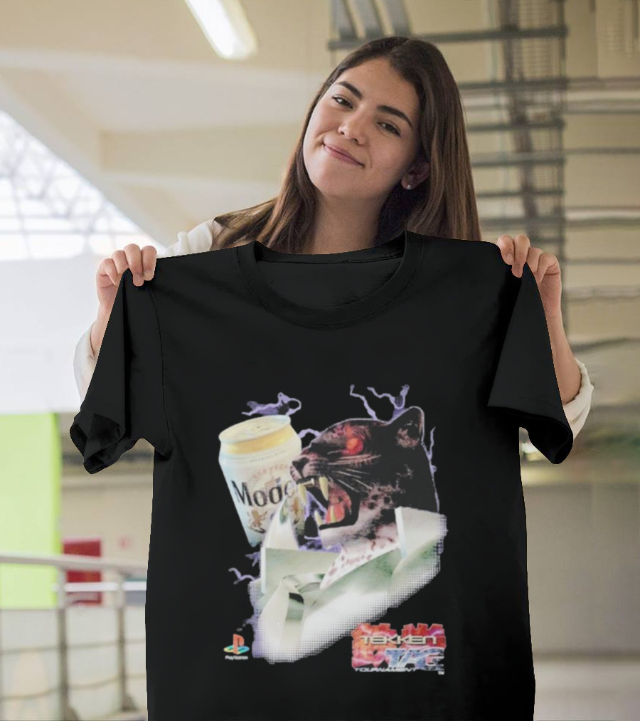Tekken TAG Tournament Armor King X Modelo 2000 Mamono World PlayStation T-Shirt