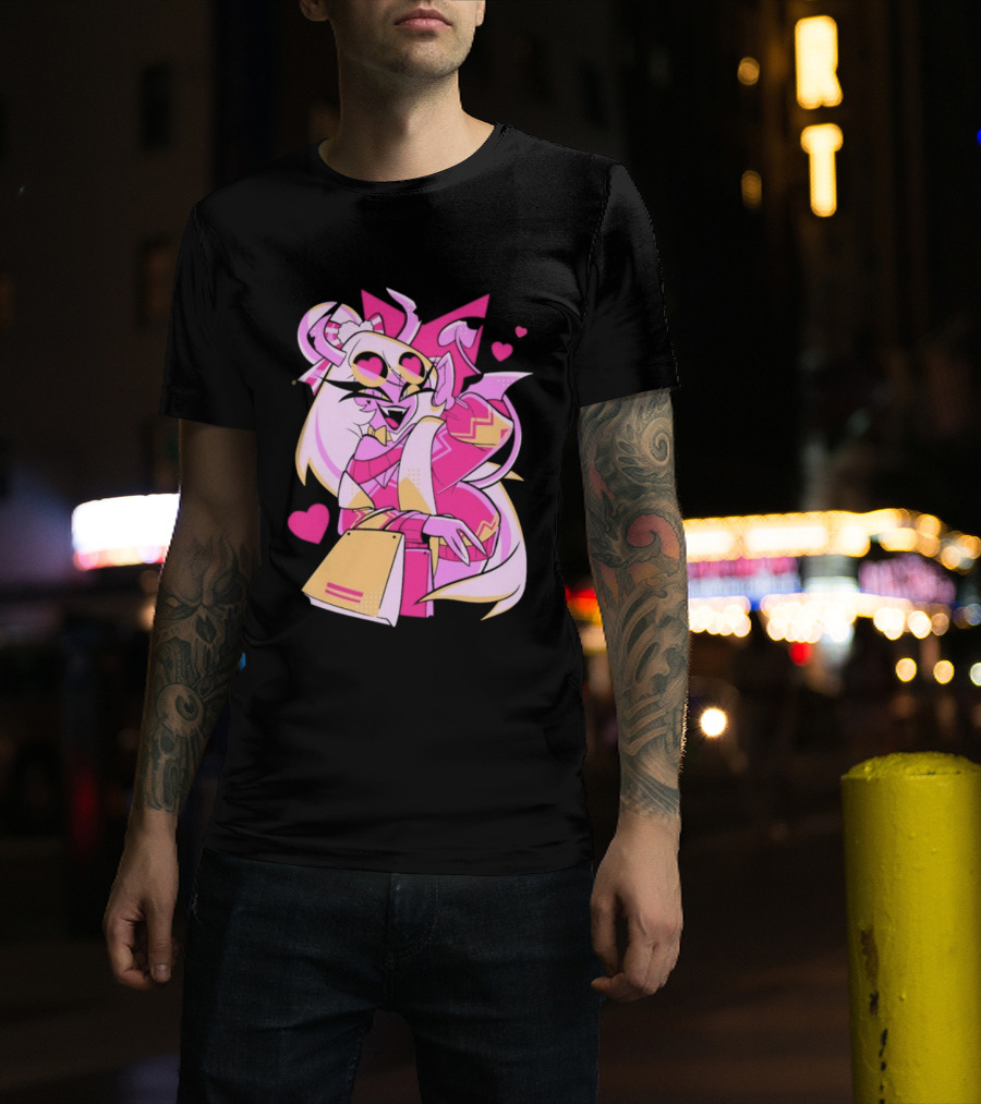 Verosika Hellaverse Cozy Winter Hazbin Hotel Character Art T-Shirt