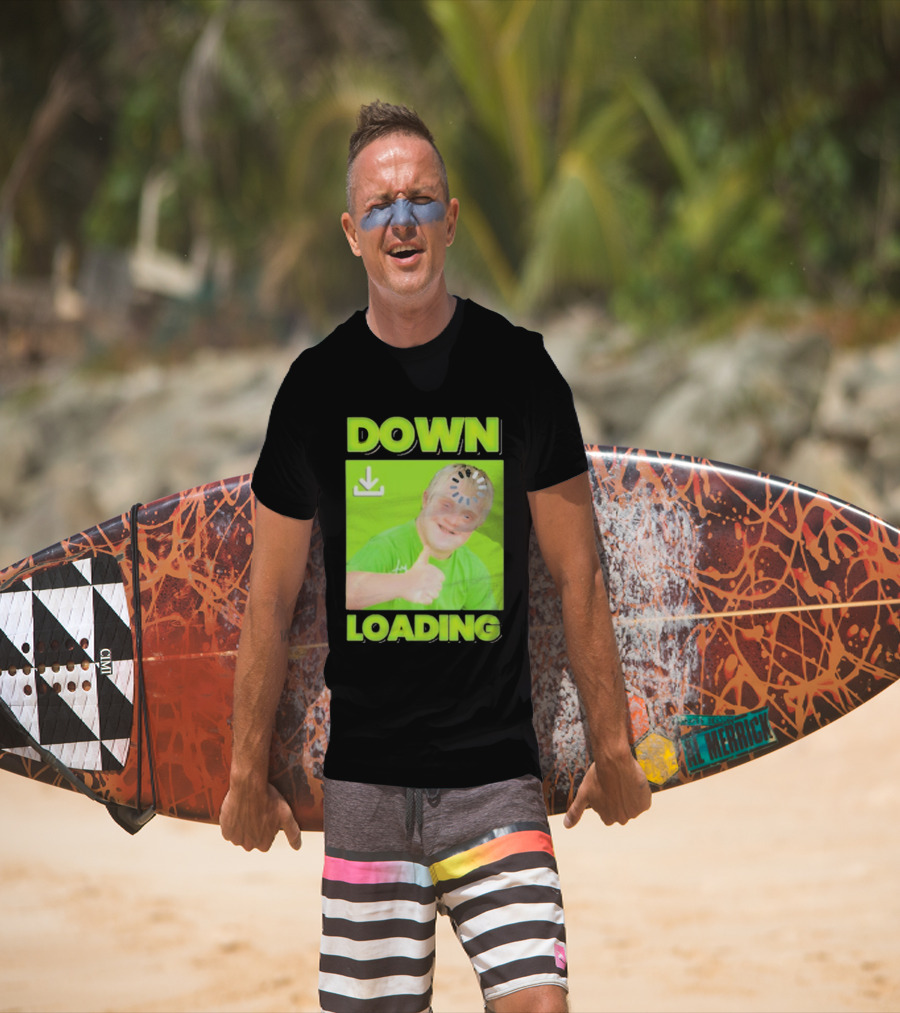 DOWN LOADING Thumb Up Icon Loading Symbol T-Shirt