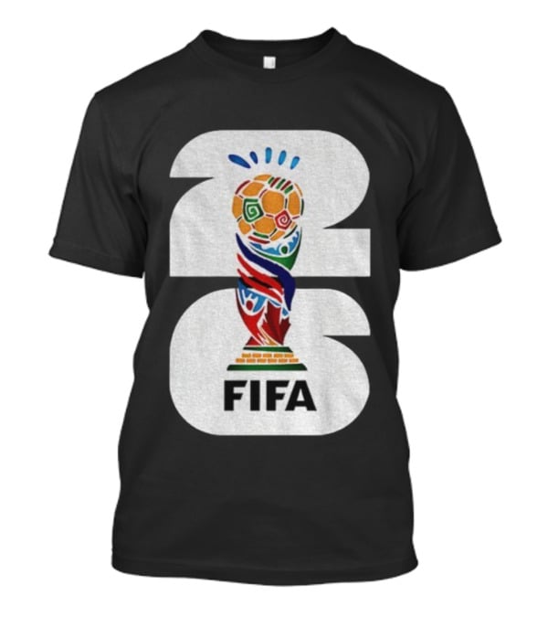 FIFA World Cup 2026 Trophy Emblem Iconic Soccer Championship Symbol T-Shirt