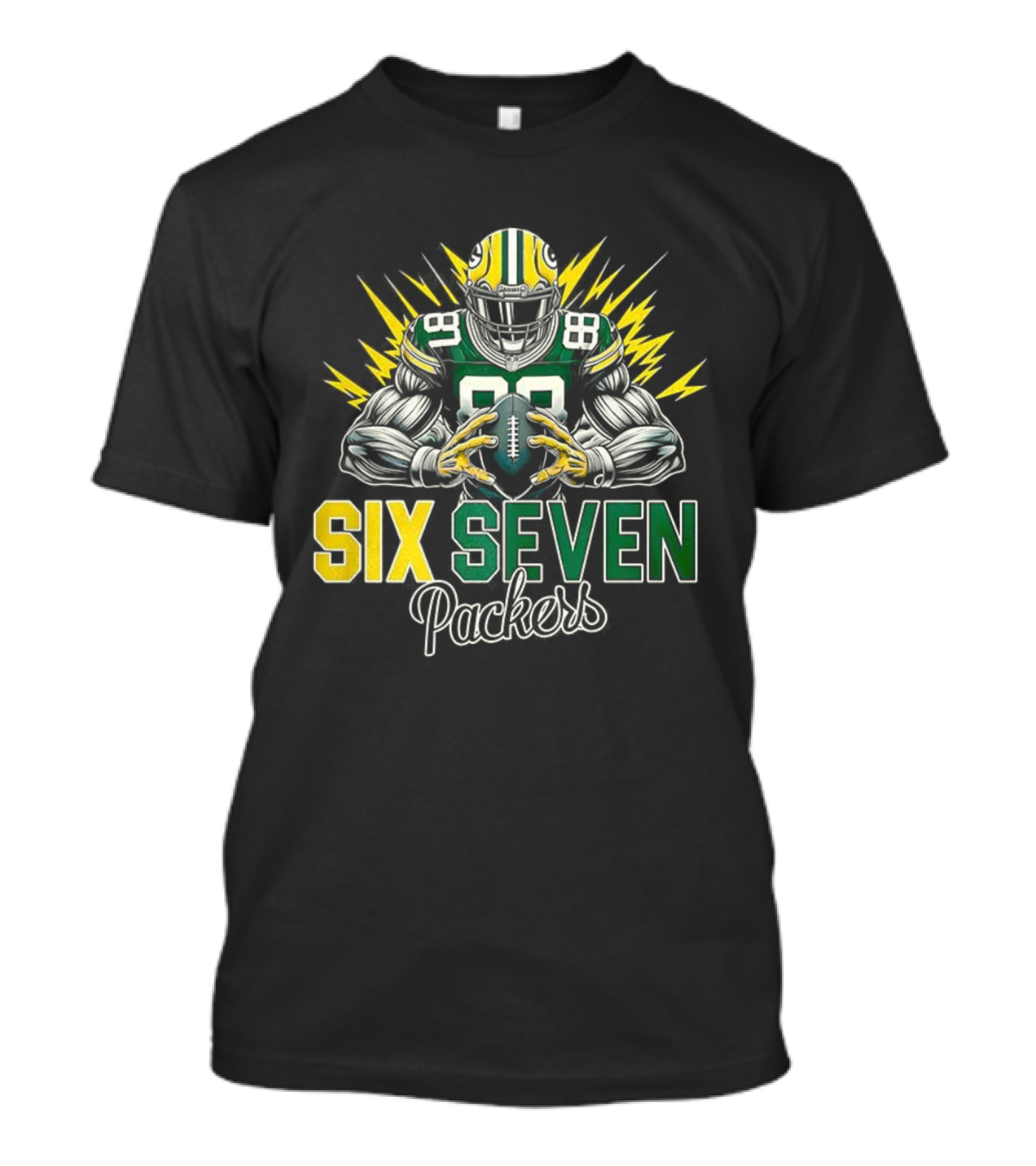 Green Bay Packers Six Seven Football Player Packers T-Shirt
