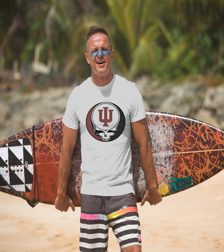 Indiana University Grateful Dead Steal Your Face Mashup T-Shirt