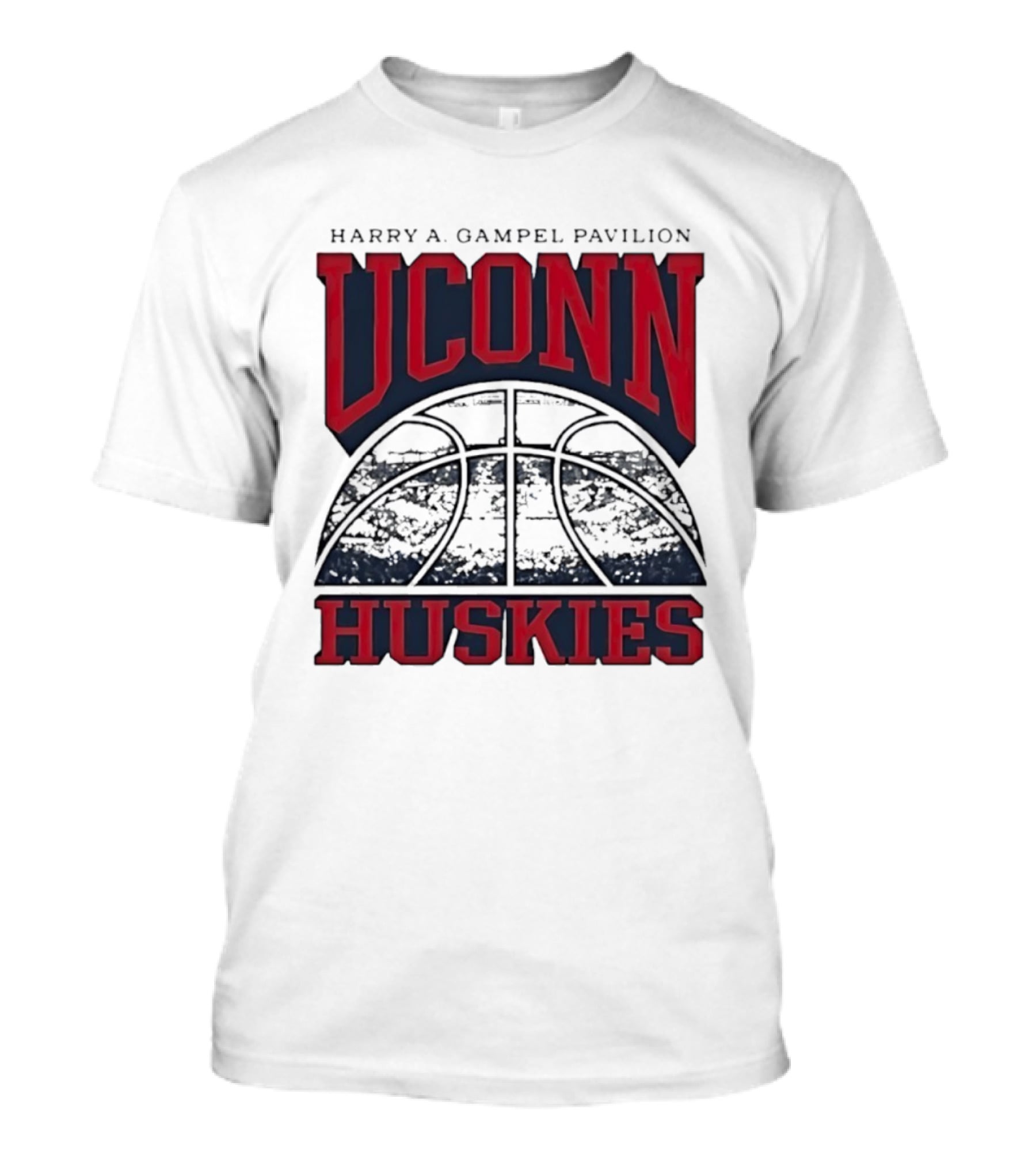 UConn Huskies Harry A Gampel Pavilion Basketball T-Shirt