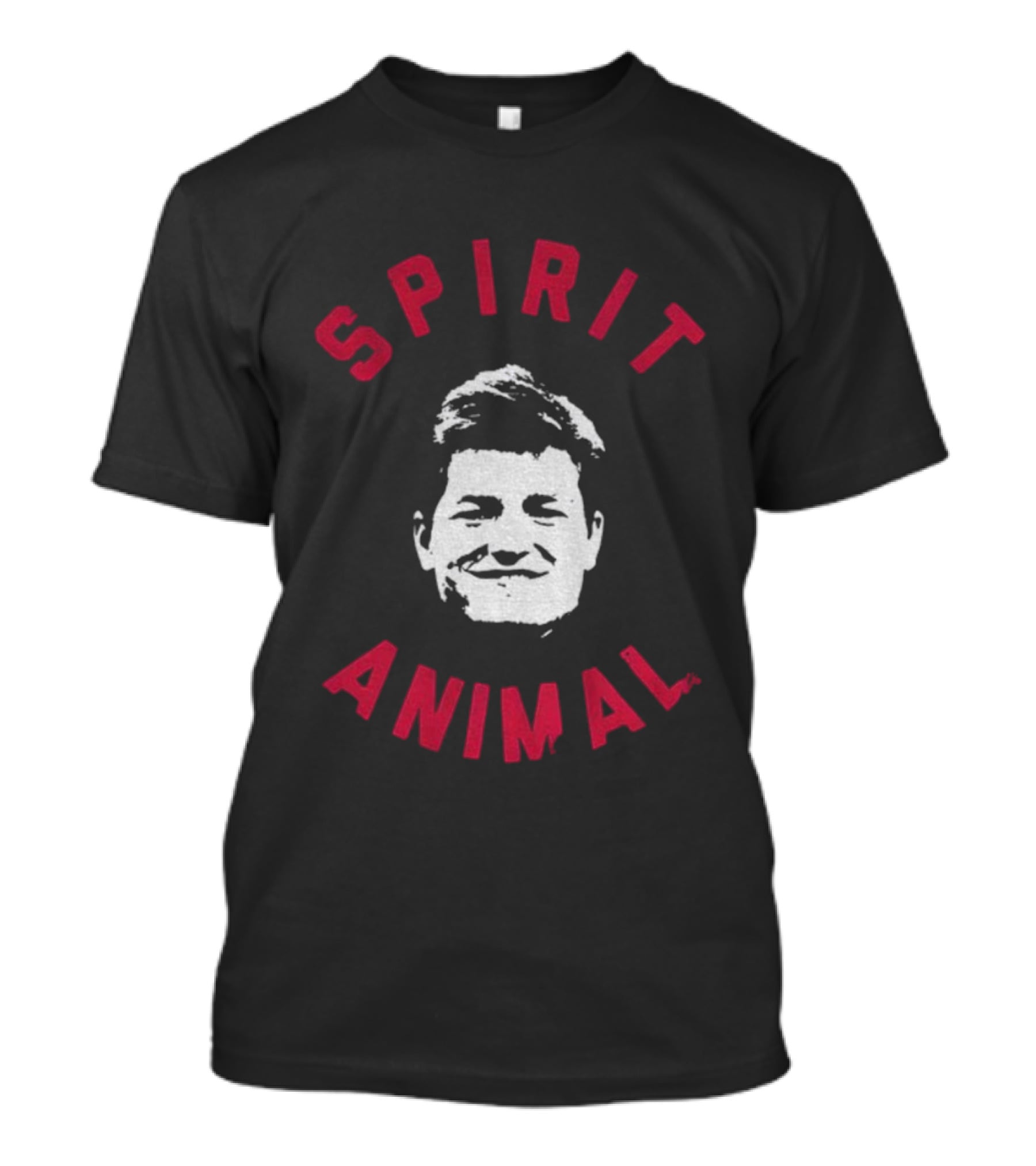 Drake Maye Spirit Animal New England Football Face Design T-Shirt