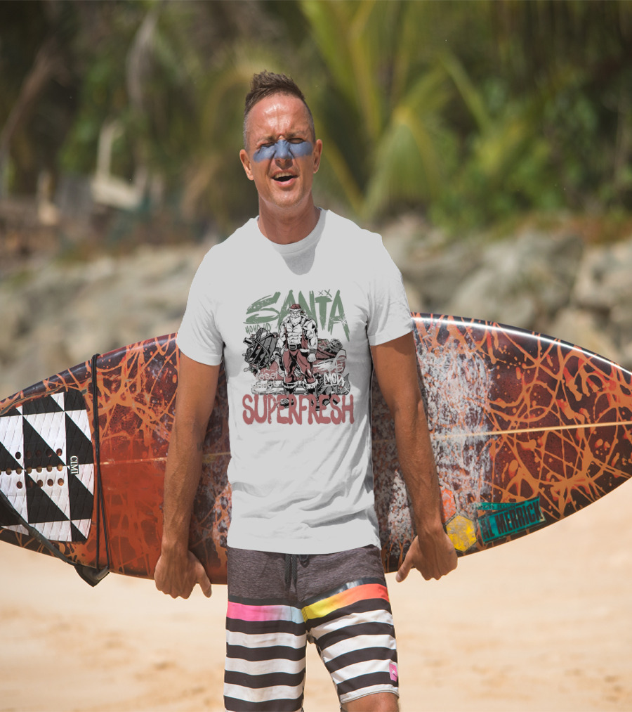 Santa Superfresh Ho Ho Ho Beast Mode T-Shirt