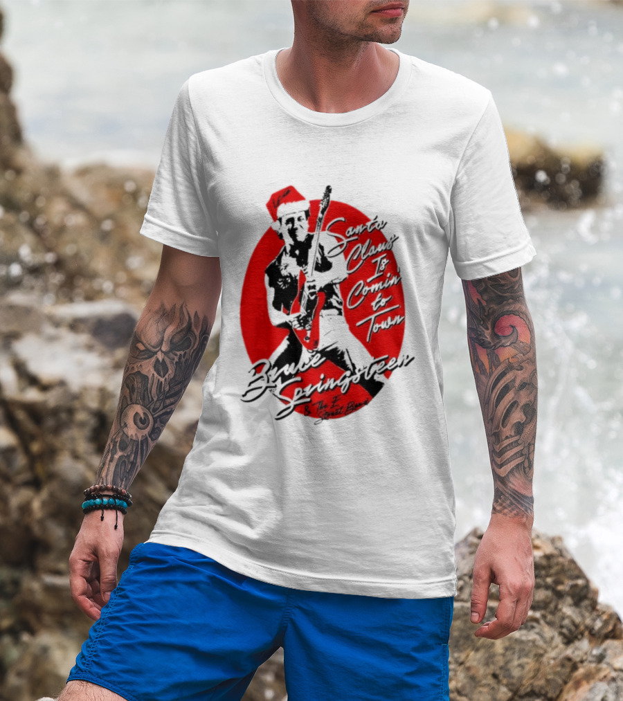 Bruce Springsteen Santa Claus Is Coming To Town E Street Band T-Shirt