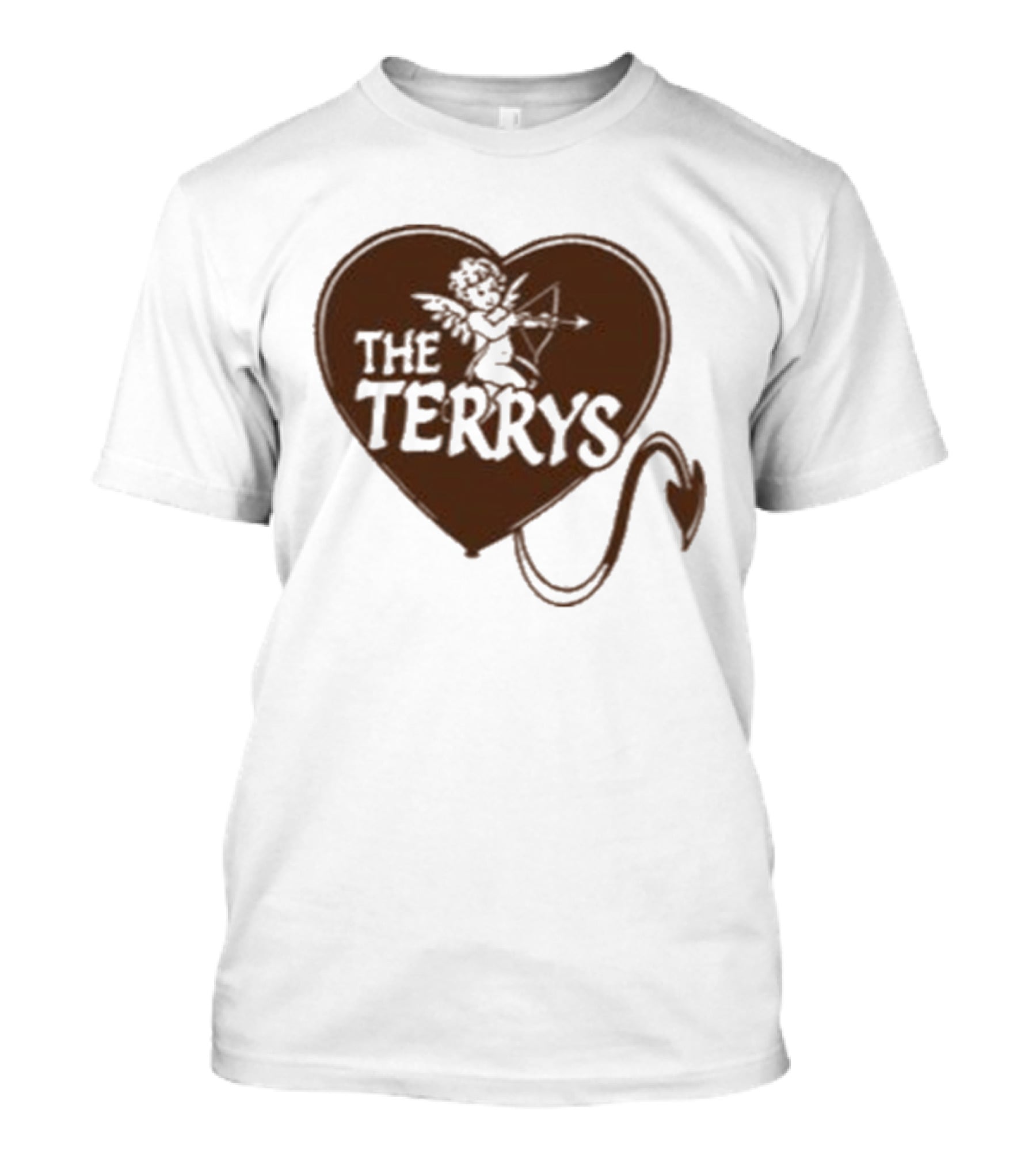 The Terrys Heart Rib Cupid Devil Tail T-Shirt