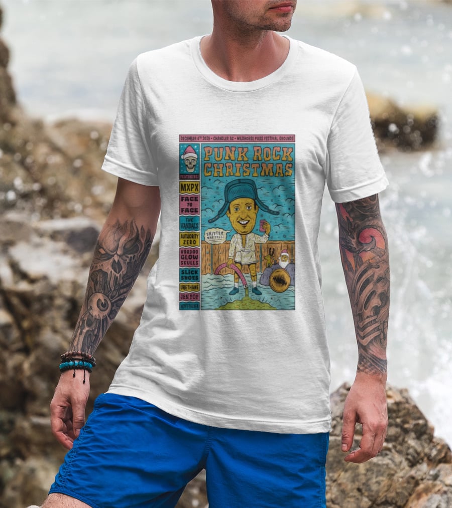 Punk Rock Christmas Featuring MXPX And The Vandals Chandler AZ December 6 2025 T-Shirt