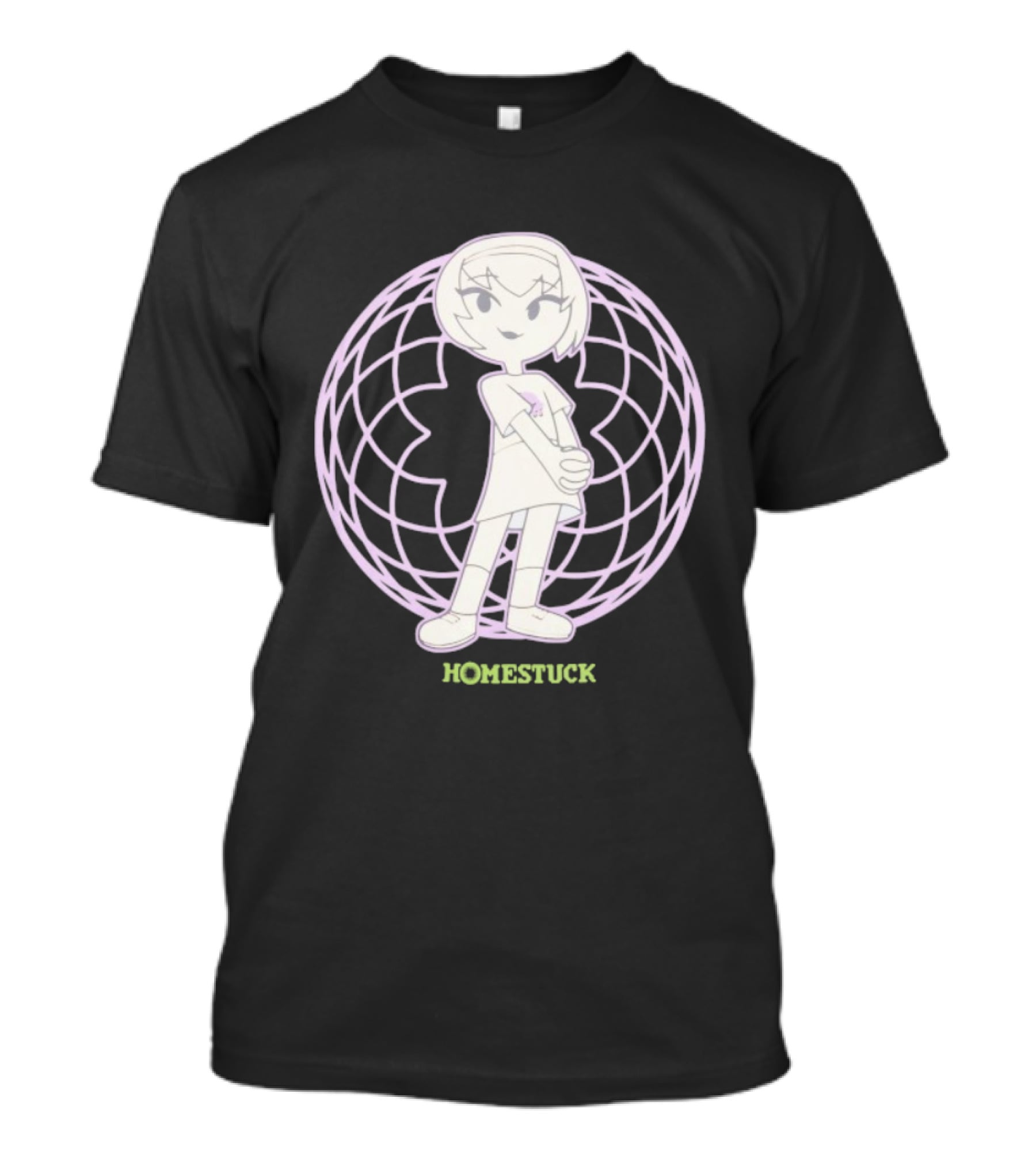 Homestuck Rose Character In Purple Globe Background T-Shirt