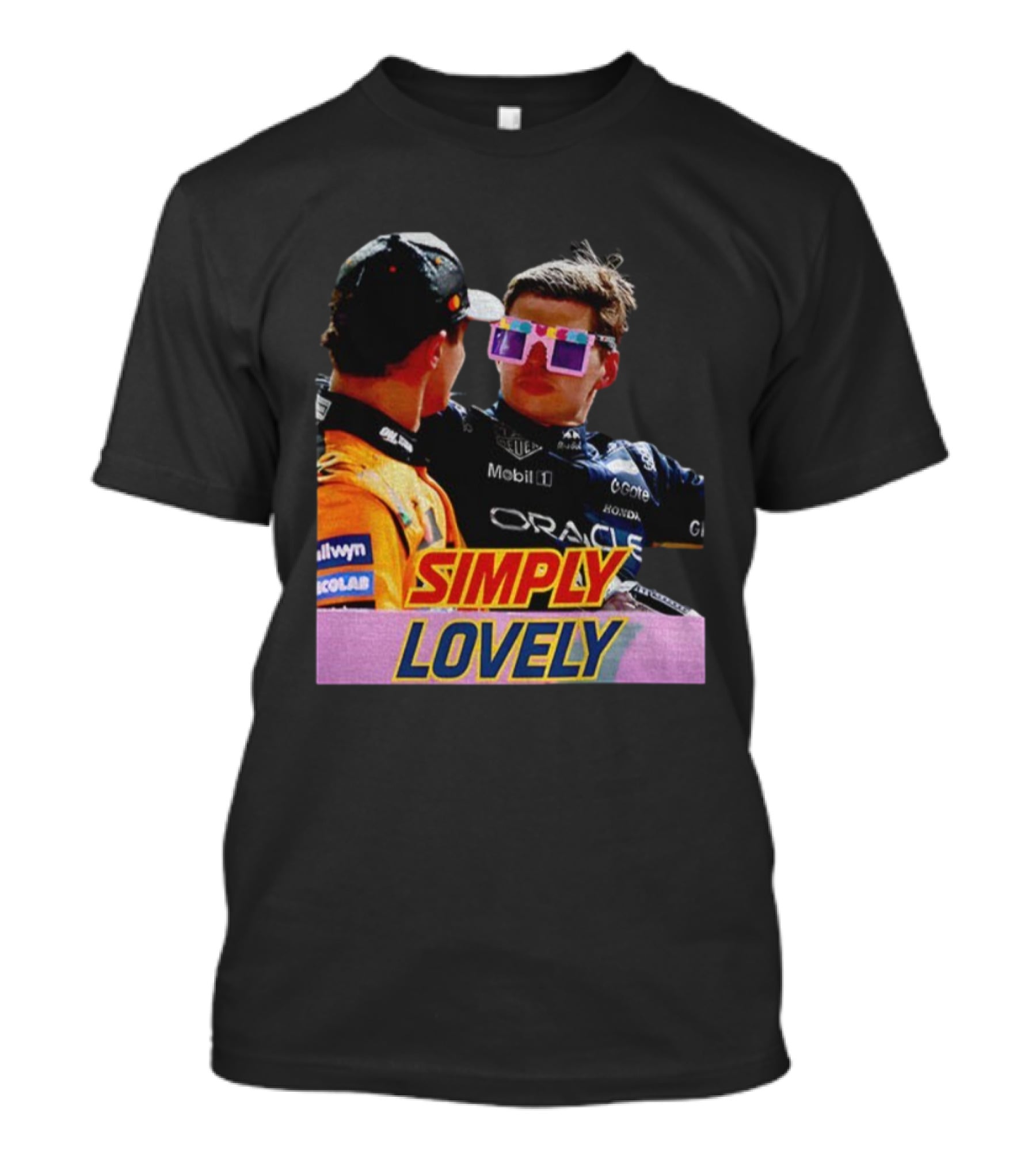 Max Verstappen Pink Sunglasses Las Vegas GP 2025 Simply Lovely Oracle Racing T-Shirt