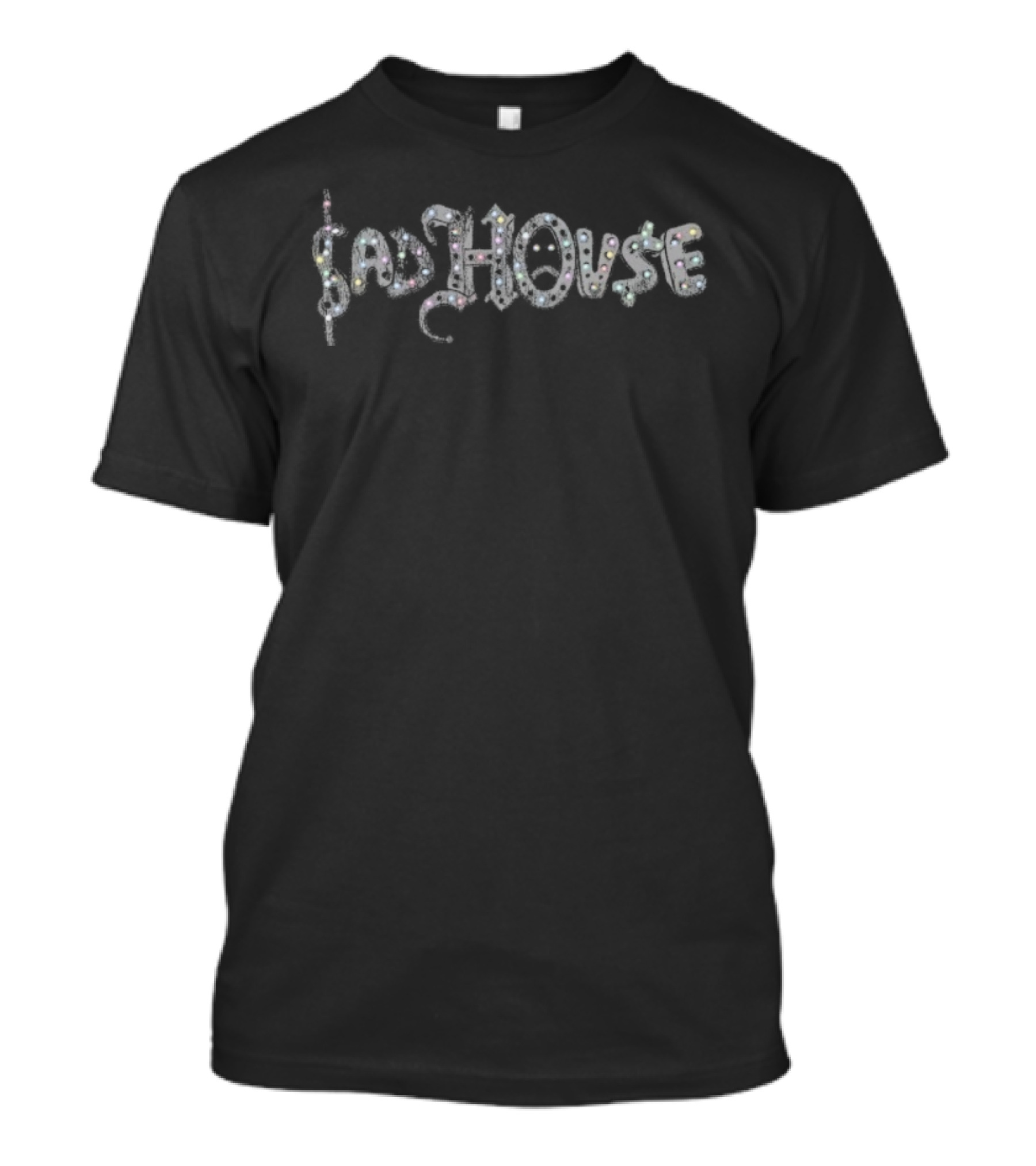 Sad Boyz Sad House Rhinestone Aesthetic T-Shirt