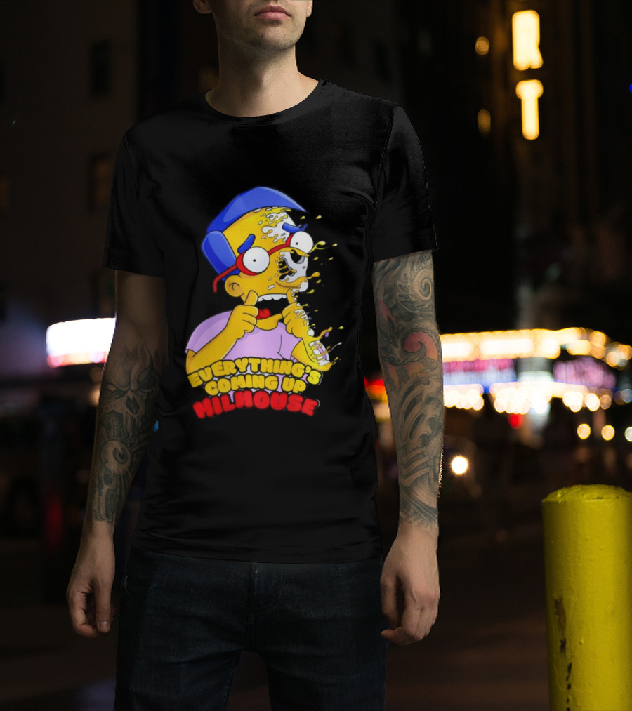 The Simpsons Everything's Coming Up Milhouse Melting Character T-Shirt