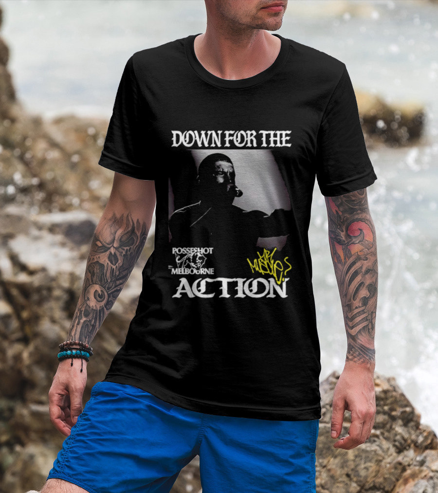 DOWN FOR THE ACTION POSSESHOT MELBOURNE HANDSæ T-Shirt