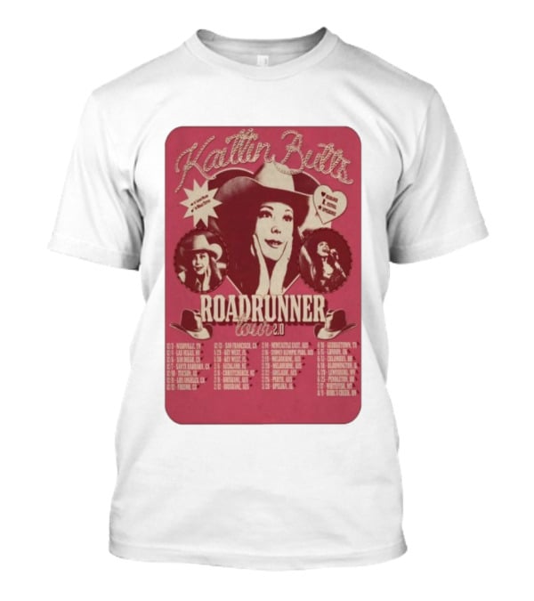 Kaitlin Butts Roadrunner Tour 2.0 Heartland Country Music 2025-2026 Dates Locations T-Shirt