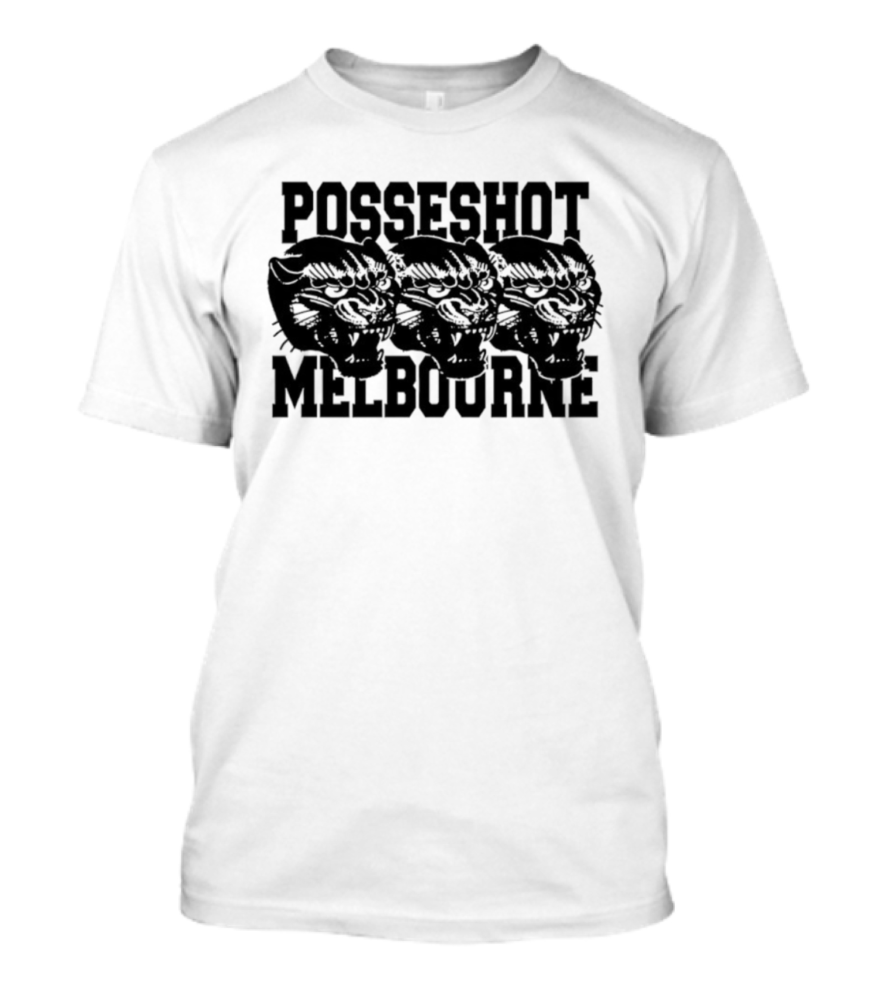 Posseshot Melbourne Triple Panther T-Shirt
