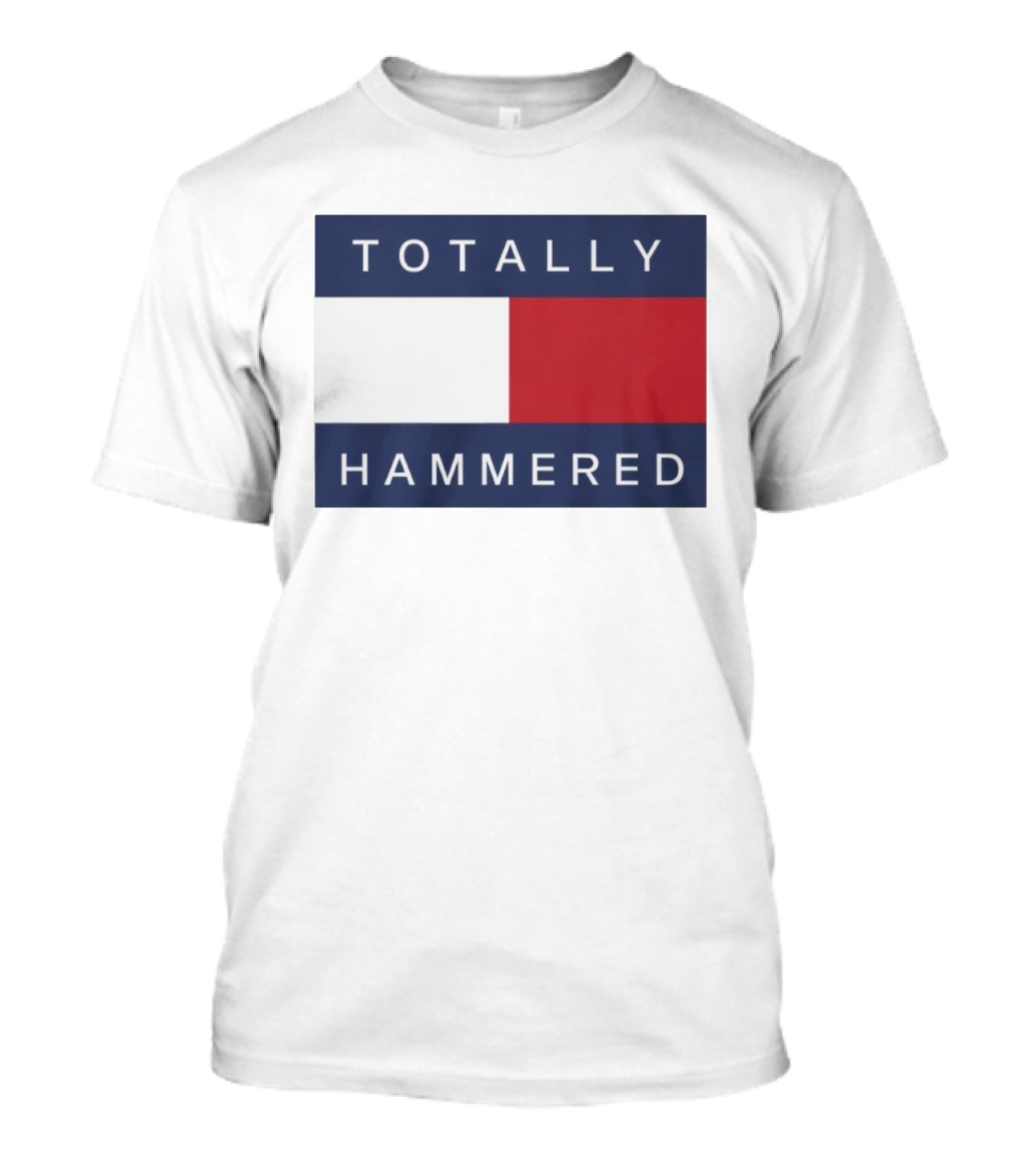 Totally Hammered Nautical Flag Parody T-Shirt