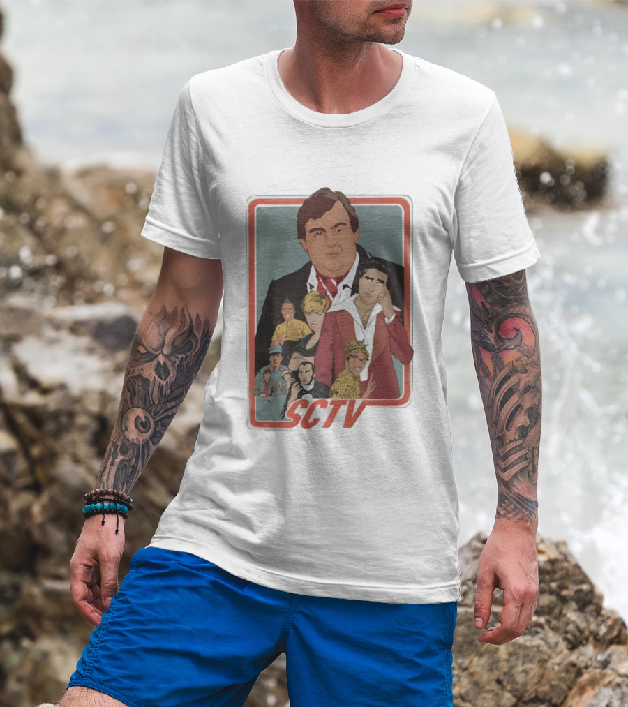 SCTV Classic Characters Vintage Comedy Legends T-Shirt