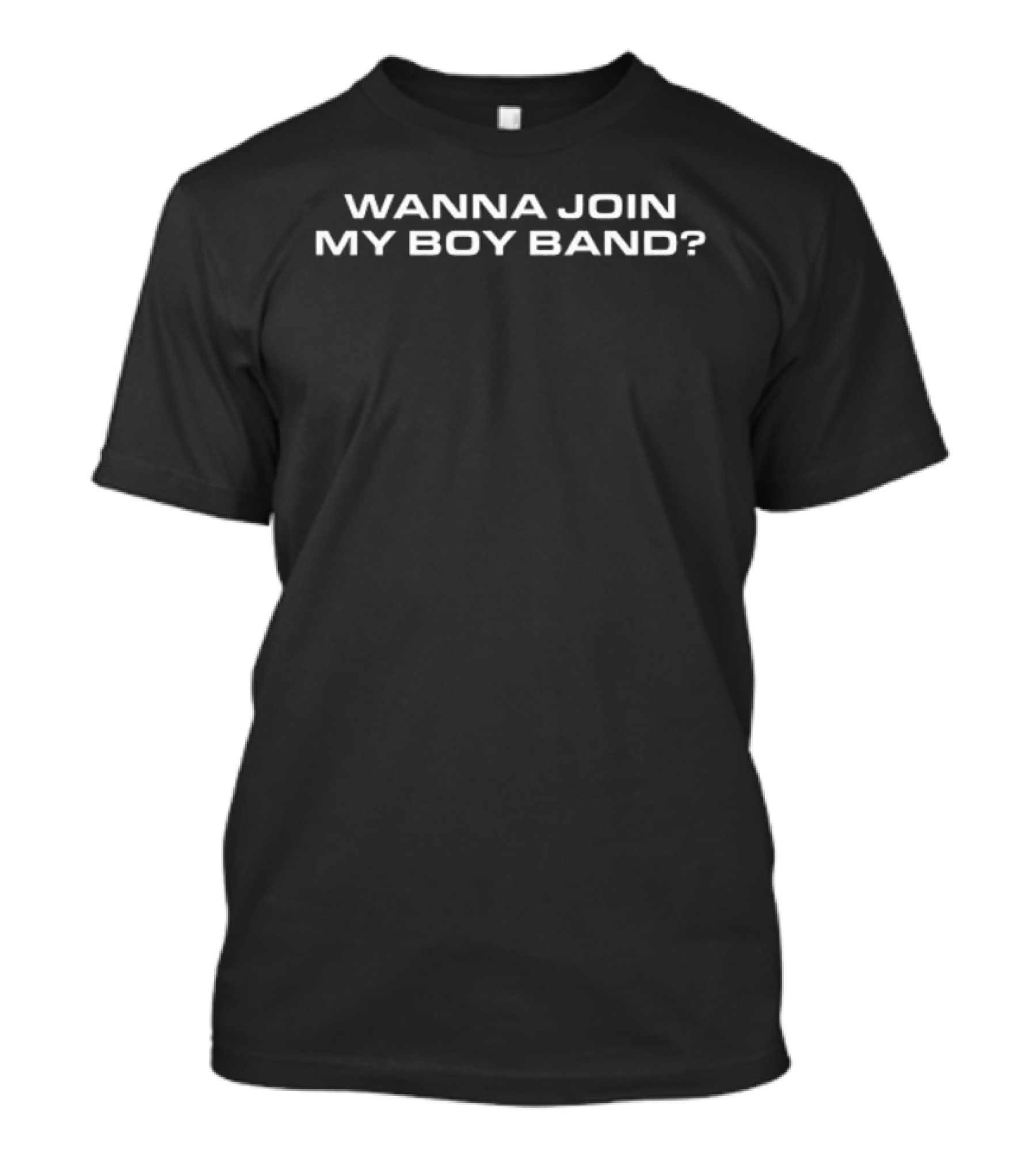 Carson Hocevar Wanna Join My Boy Band Text Signature T-Shirt