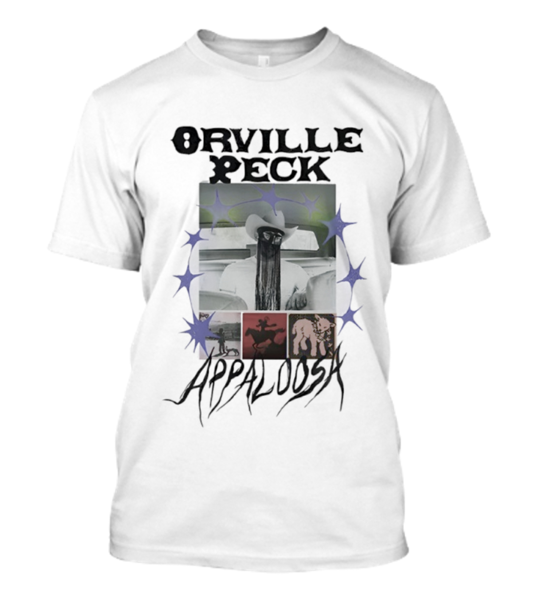 Orville Peck Appaloosa Cowboy Horse Starlit Theme T-Shirt