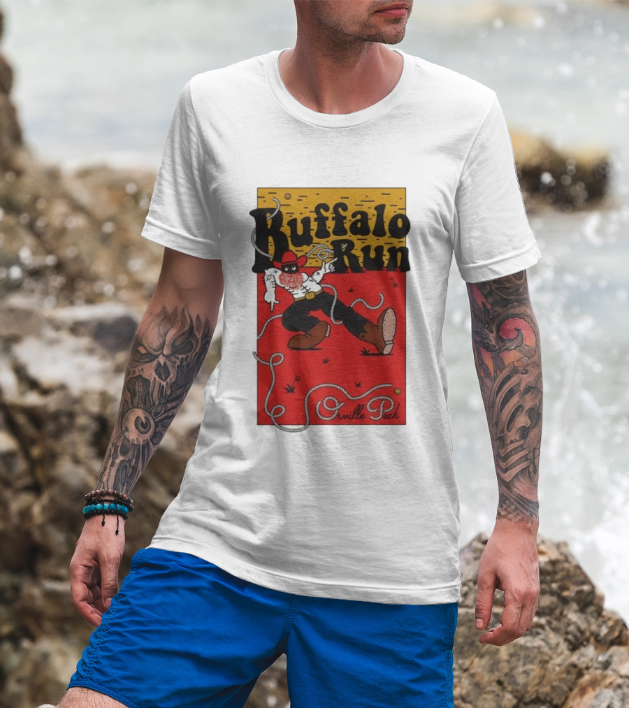 Buffalo Run Orville Peck Rope Cowboy Red Hat Boots T-Shirt