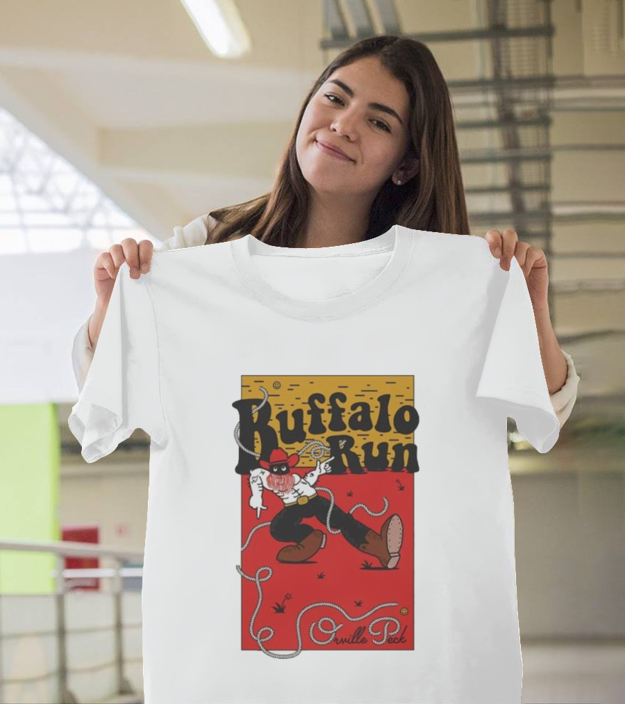 Buffalo Run Orville Peck Rope Cowboy Red Hat Boots T-Shirt