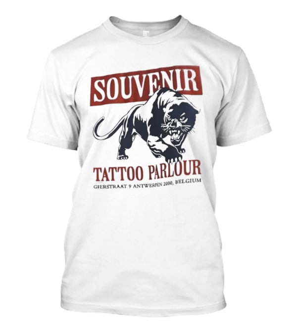 Souvenir Tattoo Parlour Gierstraat 9 Antwerp Belgium Tiger T-Shirt