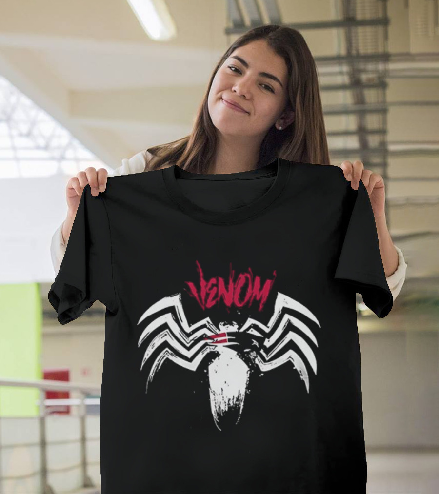 New England Patriots Venom Collaboration Marvel Crossover Sports Fan Apparel T-Shirt