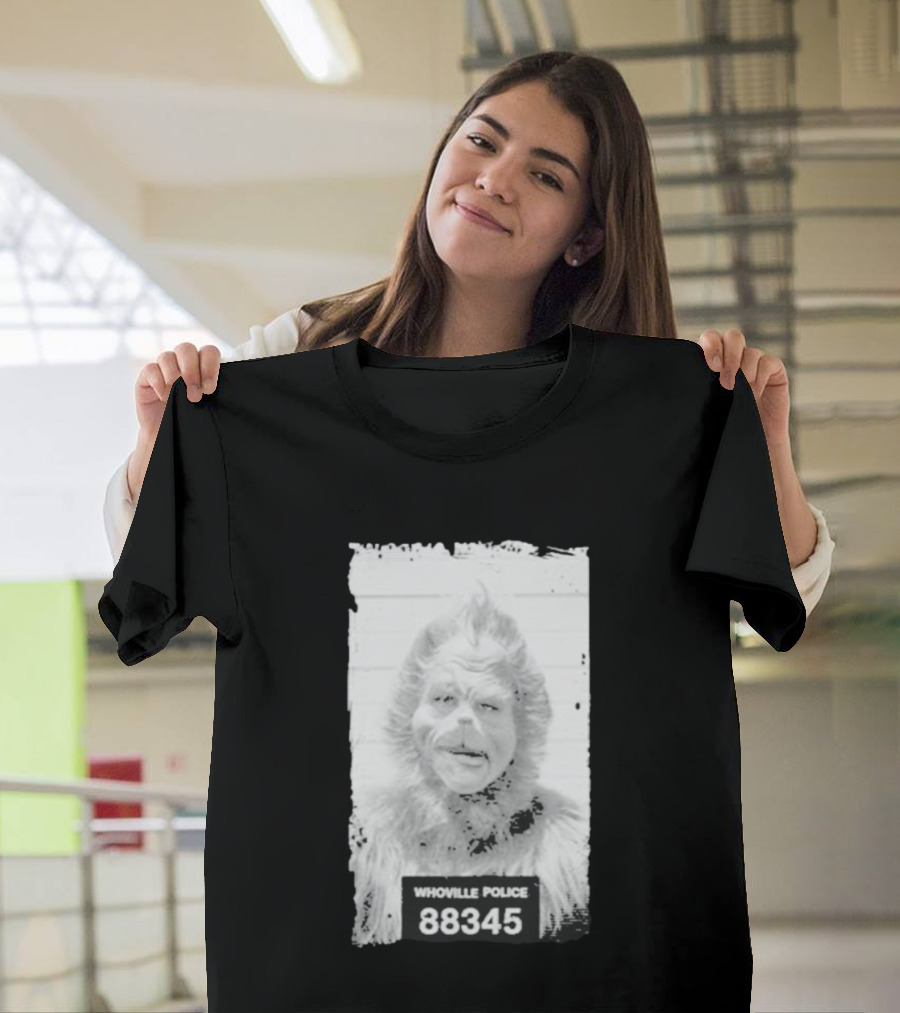 Whoville Police 88345 Shot Grinch Christmas Character T-Shirt