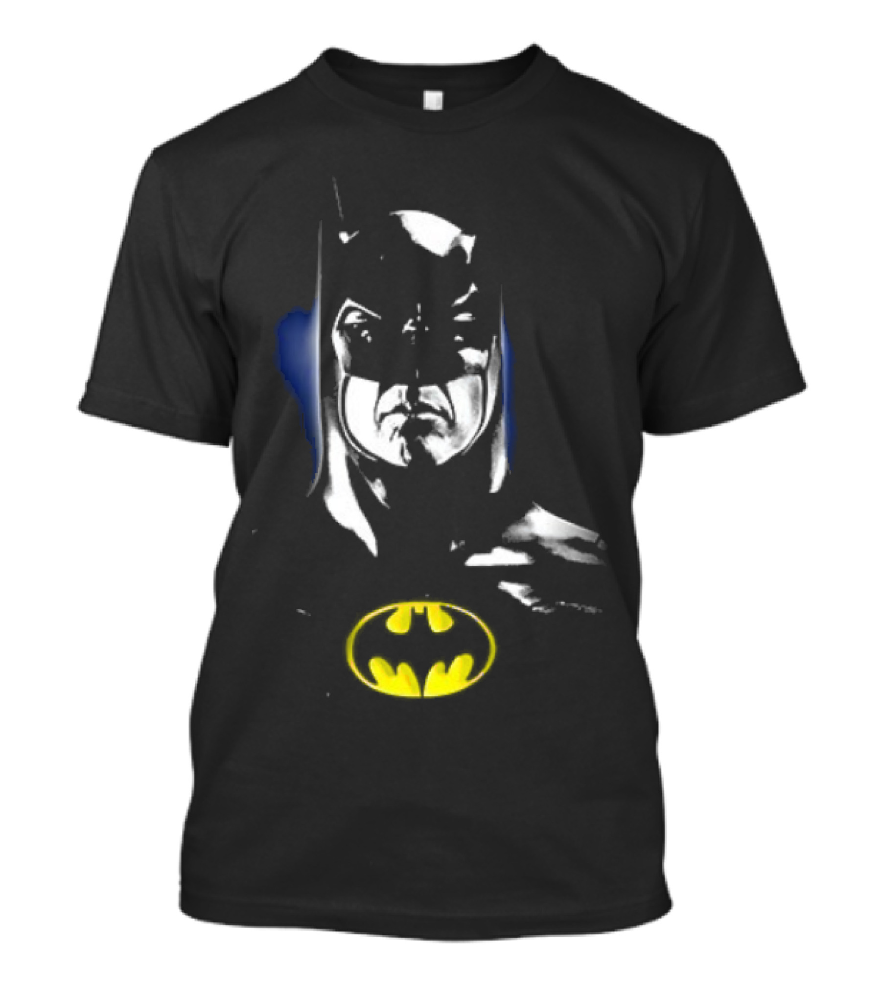Batman Keaton Vintage Portrait Retro Style T-Shirt