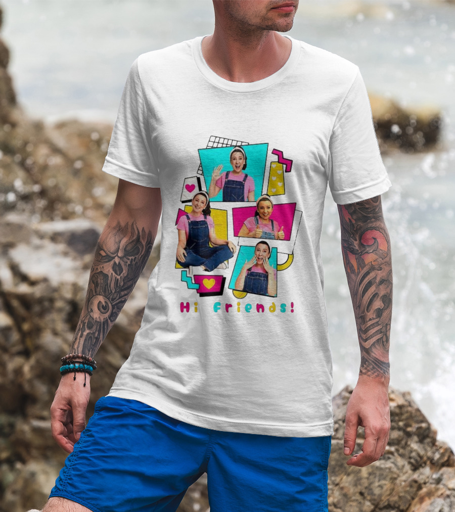 Hi Friends Ms. Rachel 80’s Vibe Retro Style T-Shirt