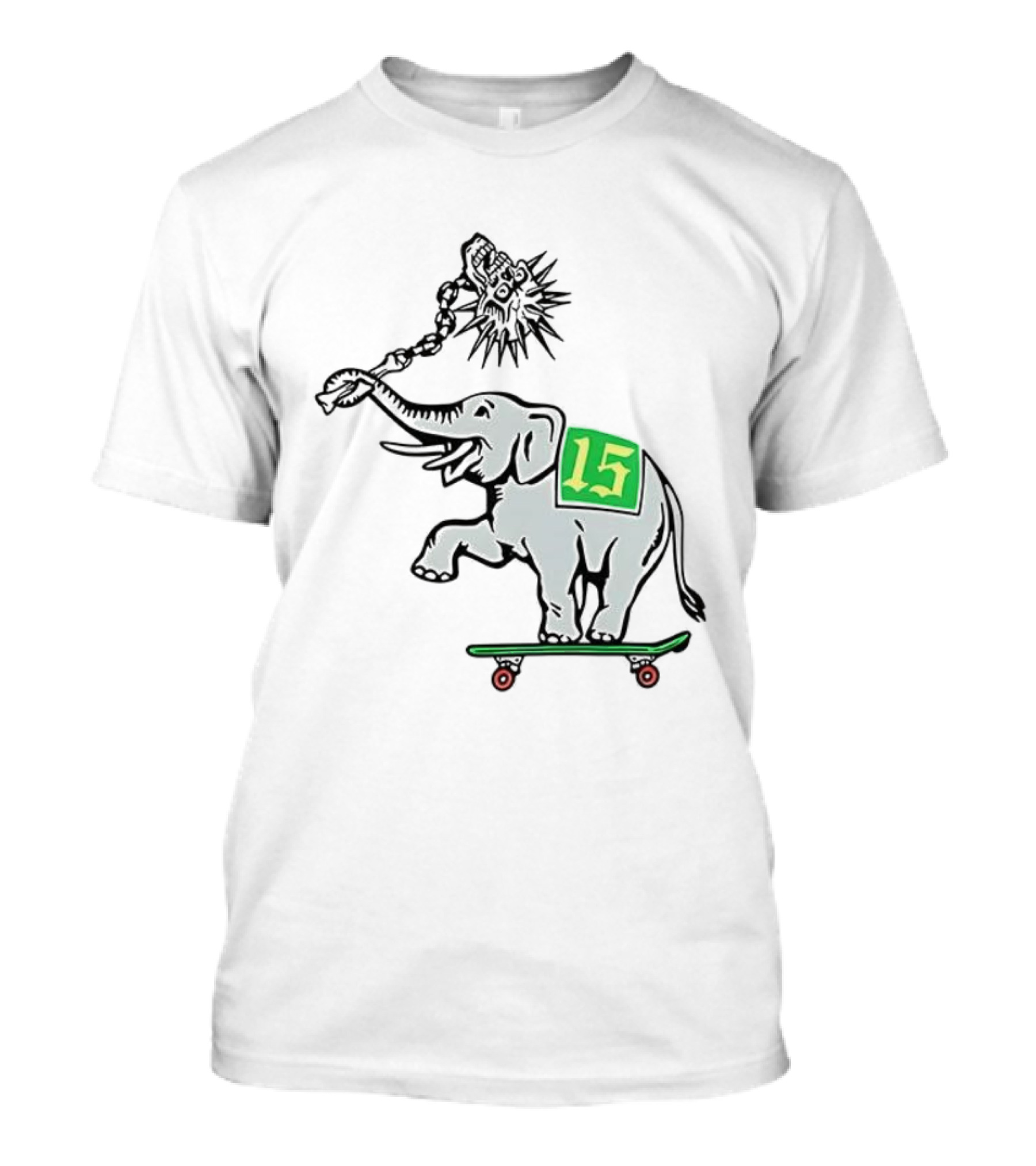 Oakland Elephant Skateboard Number 15 T-Shirt