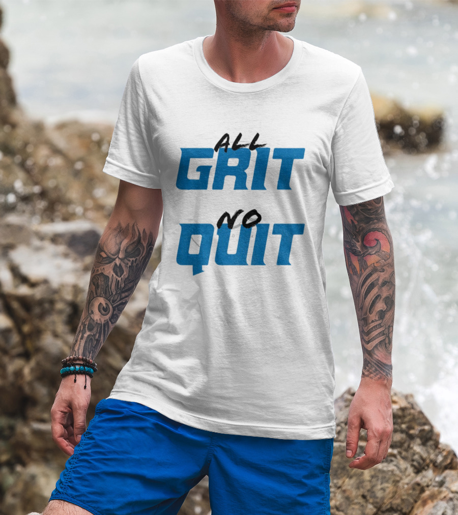 Detroit Lions NFL All Grit No Quit 2025 T-Shirt