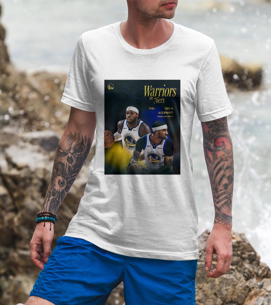 Warriors At 76ers Thu Dec 4 4:00 PM PT NBA TV T-Shirt