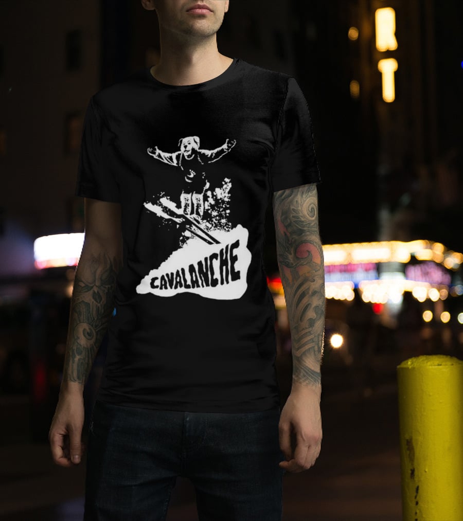 Cleveland Cavaliers Cavalanche Moondog Ski Mascot Adventure T-Shirt