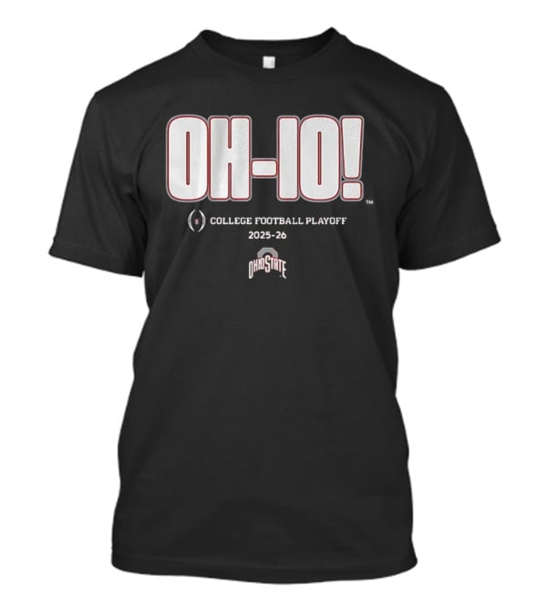 OH-IO College Football Playoff 2025-26 Ohio State Buckeyes T-Shirt