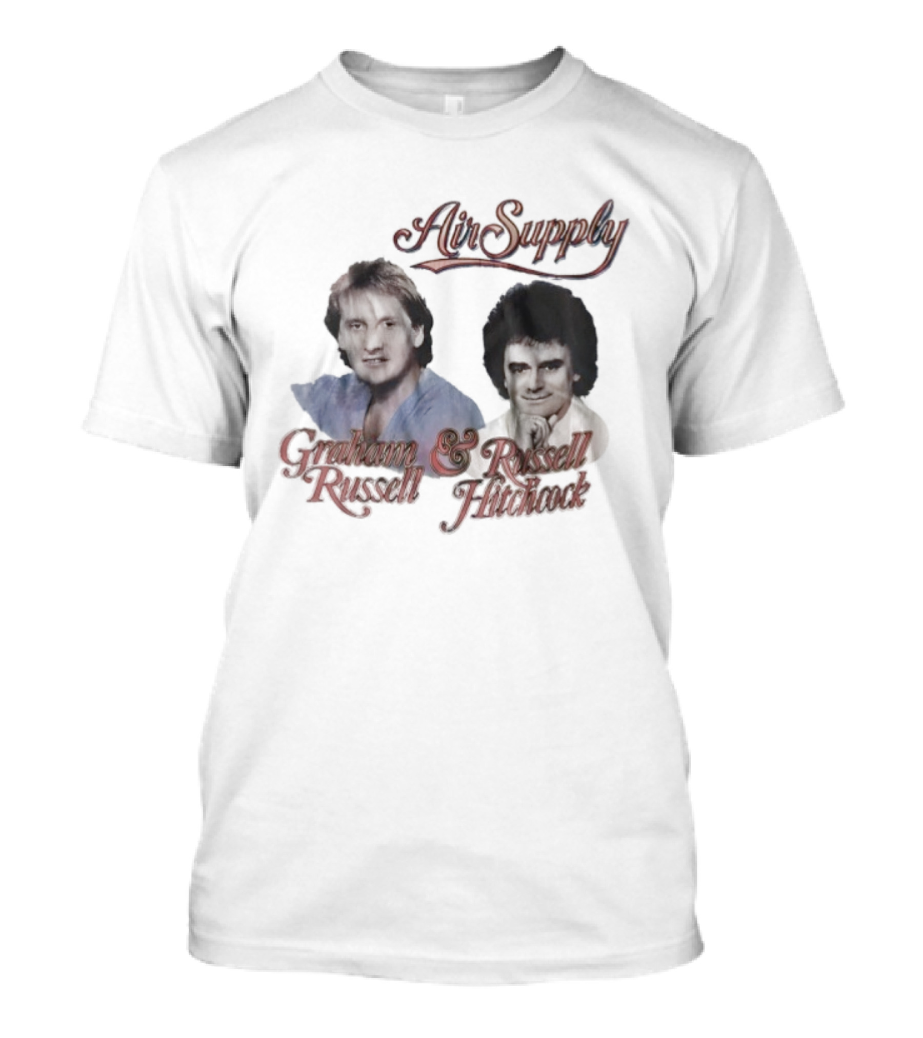 Air Supply Graham Russell Russell Hitchcock Vintage T-Shirt