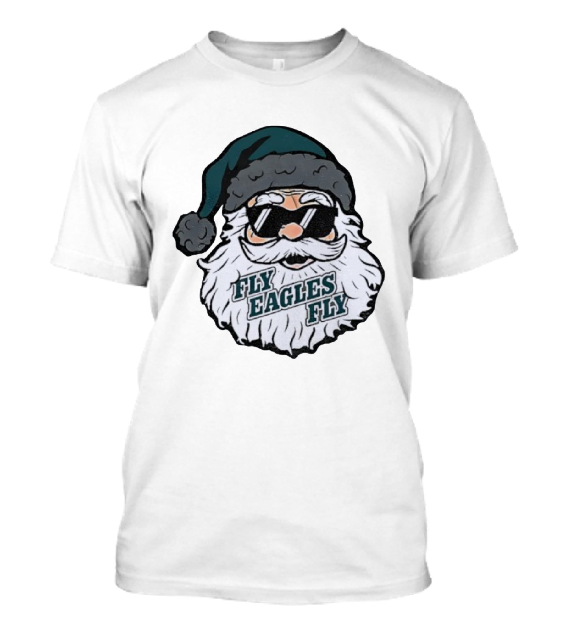 Fly Eagles Fly Santa Claus Philadelphia Eagles NFL Christmas 2025 T-Shirt