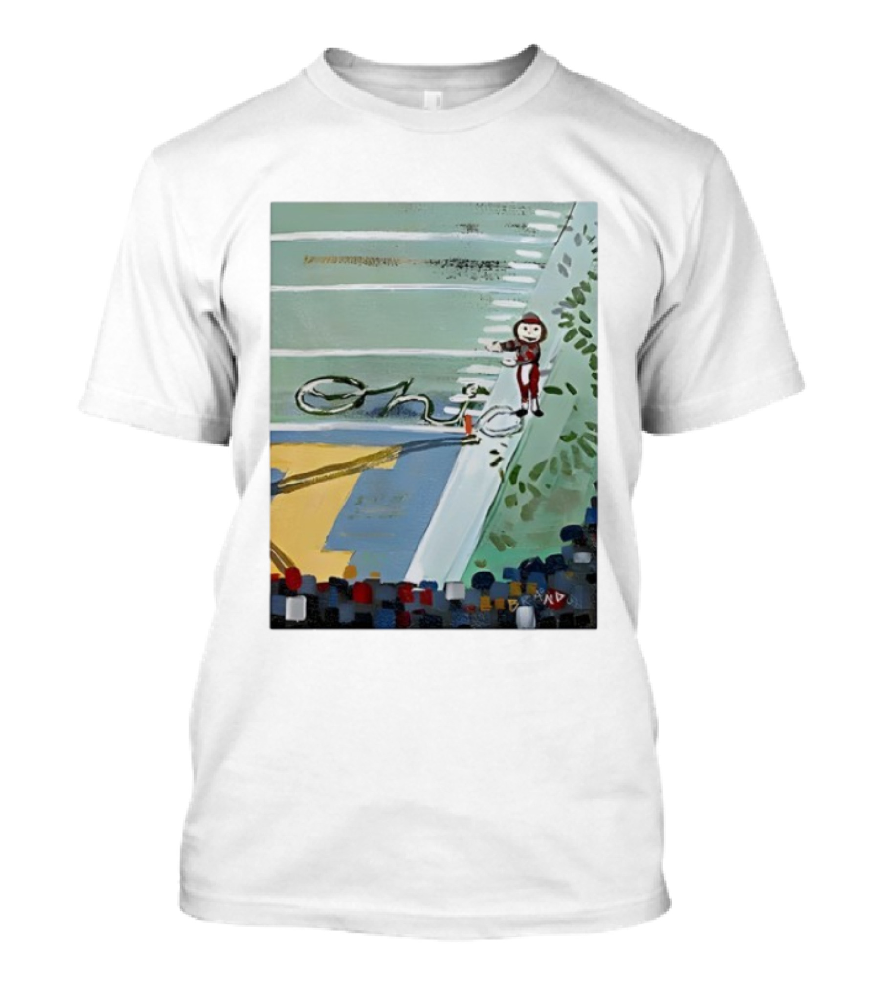 Ohio State Buckeyes Brutus Snow Angel Big House Rivalry Michigan T-Shirt