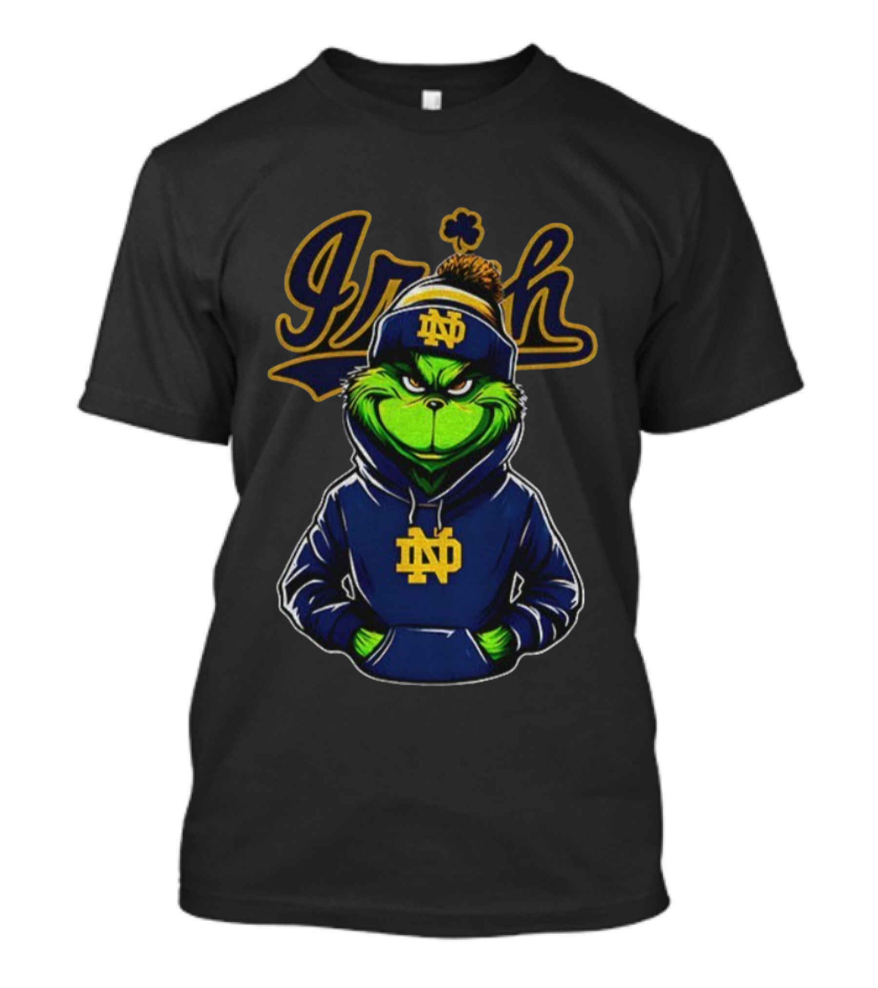 Notre Dame Fighting Irish Grinch 2025 Football T-Shirt