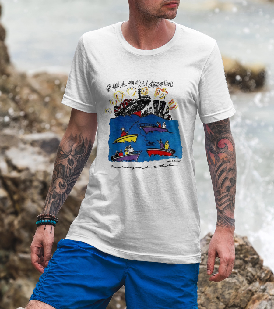 6th Annual 4th Of July Celebration Fireworks And Boating Event T-Shirt