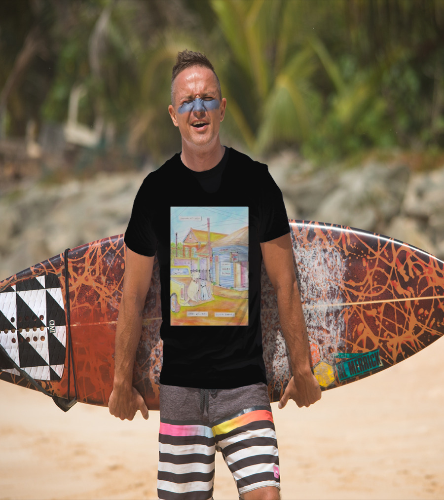 Hans Williams January 9 2026 Saturn Bar Live Music Dogs Sunliner Olivia Serres Event T-Shirt