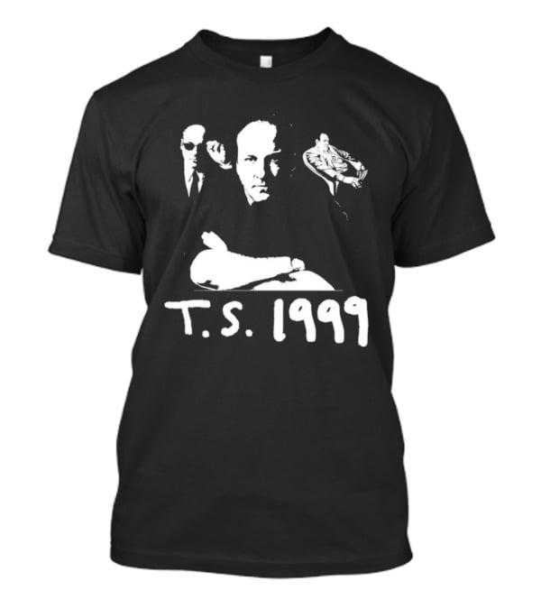 T.S. 1999 Sopranos Inspired Iconic Mob Boss Imagery T-Shirt