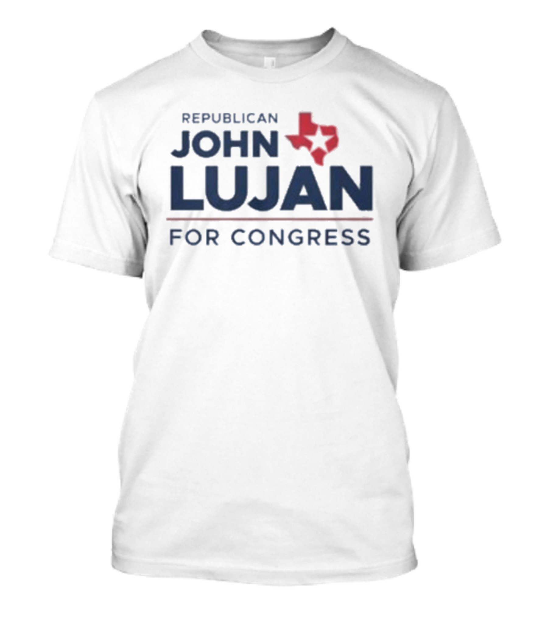 Republican John Lujan For Congress Texas Map Icon T-Shirt