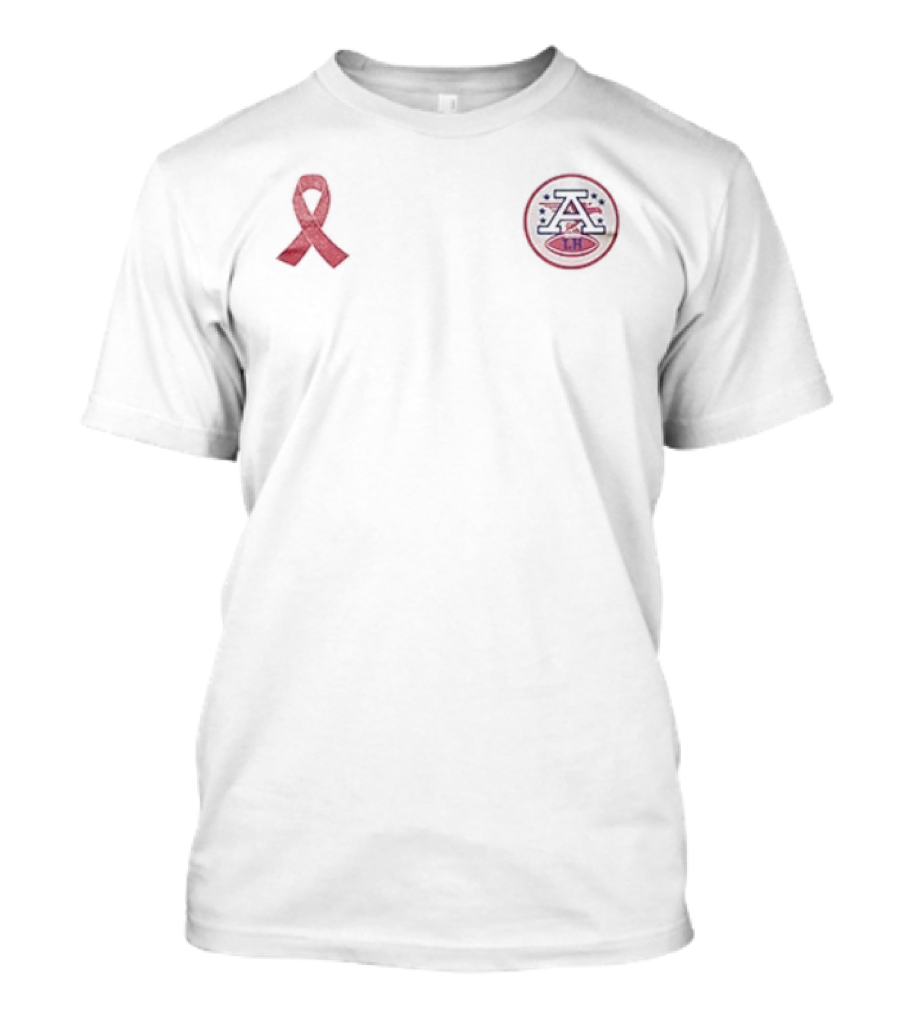 Kansas City Chiefs Support Cancer Awareness Dog Emblem T-Shirt